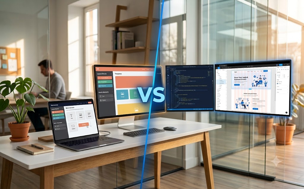 Ảnh minh họa bài viết: So Sánh Website Tự Làm vs Thuê Thiết Kế: Đâu Là Lựa Chọn Đúng?