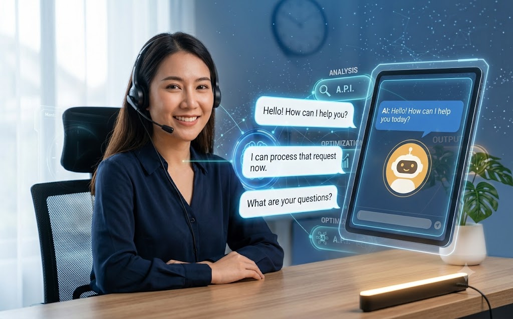 Ảnh minh họa bài viết: AI Trong Chăm Sóc Khách Hàng: Chatbot và Trợ Lý Ảo 2026